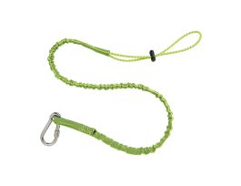3101 Extended Lime Stainless Single Carabiner-15lb