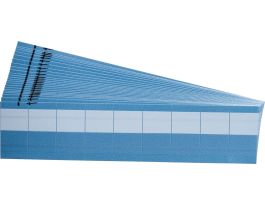 Write-On Self-Lam Vinyl Lbls 0.75in H x 1in W WT/CL 25/PK