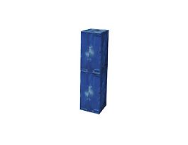 Modular Quik-Assembly Safety Cabinet, 24 Gal., 2 Doors, 4 Shelves - Blue