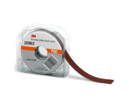 3M™ Portable Utility Cloth Roll 314D, P60 X-weight, 1 in x 8 yd, 5 ea/Case