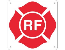 FL TRUSS MARKING ALUM "RF" Sign