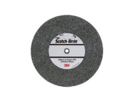 Scotch-Brite™ Deburr & Finish Pro Unitized Wheel, DP-UW, 6C Medium+, 5 in x 1/2 in x 1/4 in, 5 ea/Case