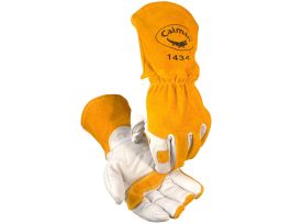 COW GRAIN MIG/MUL-TASK FL LINED  KEVLAR SEWN LG