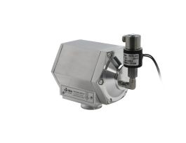 Vacuum Safety Valve, ISO-KF Flanges, NW25 Angle Ports, Viton Seals, 24VDC