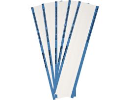 Write-on Blank Lbls Poly 0.25 in H x 1.5 in W WT 5/PK