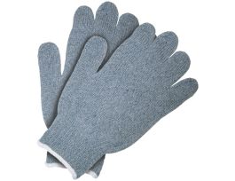 GLOVES COTTON/POLY S/M PK12