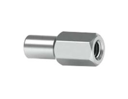 Ultra High-Pressure Adapter Body, SS, 1/16" to 1/32" OD Tubing, 10-32 to 6-40