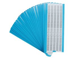 Fine Wire Markers Low Profile Vinyl Legend 1-1 to 25-25, 6250 Total