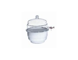 Plastic Vacuum desiccator, 140 mm plate size
