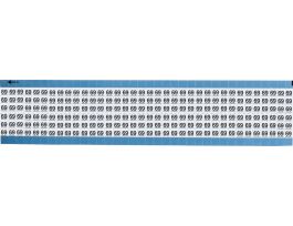 Numerical Wire Markers Permanent Adhesive Vinyl 0.75 in H Legend: 69, 1800 Total
