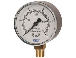 GAUGE 2.5IN 30IN/15PSI 1/4 UC
