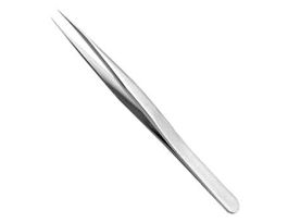 Stainless Steel Tweezers w/ Fine Tips; 120 mm L