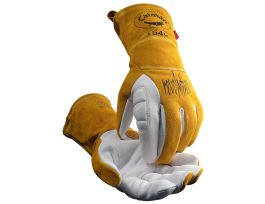 GLOVE  PEARL/GOLD  TIG KONTOUR  KEVLAR  L