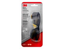 3M™ Safety Eyewear Gry Comfort, 90210-HV6-NA, Blk Frame Ylw Accent, AF & Scratch Resistant Lens, 6ea/case
