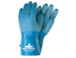 GLOVES BLUE GRIT 12 IN RUBBER DZ
