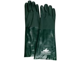 GLOVES JERSEY GRN SANDY PVC 18IN L DZ
