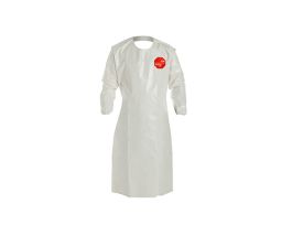 Tychem® 4000 Sleeved Apron, 52" Long, 12/CS, White, Universal