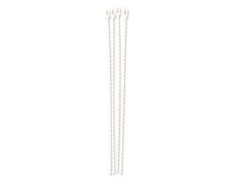 Reusable Beaded Ties, 7" L, Plastic