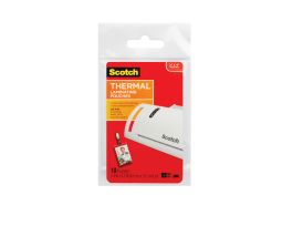 Scotch™ Thermal Pouches TP5852-10, 2-15/16 in x 4-1/16 in ID badge with clip