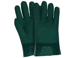 GLOVES SUPPORTED GREEN 10 IN LARGE DZ