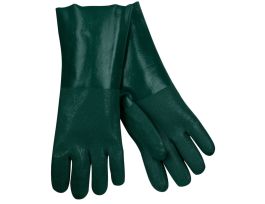 GLOVES SUPPORTED GREEN 14 IN LARGE DZ