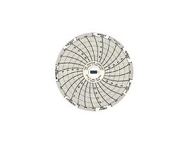 Chart Paper for Super-Compact Temperature Chart Recorders, 25 to 50C, 7 day