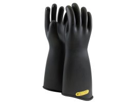 NOVAX Insulating Glove, Class 2, 18 In., Black, Contour Cuff