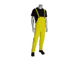 Rain Bib Overall, .35mm PVC/ Polyester, Yellow