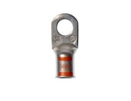 3M™ Scotchlok™ Large Gauge Ring Tongue, Copper Non-Insulated Seamless MC3/0-38RX, Stud Size 3/8, 60/Case
