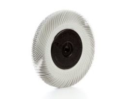 Scotch-Brite™ Radial Bristle Brush, 6 in x 7/16 in x 1 in 120 with Adapter, 5 ea/Case