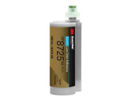 3M™ Scotch-Weld™ Low Odor Acrylic Adhesive DP8725NS, Black, 490 mL Duo- Pak, 6 Each/Case