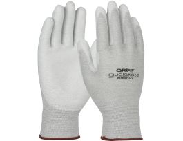 Gray Cuff White NY/Carbon ESD PUPD 12/Pr Pk 10 Pk/Cs 2X-LAR