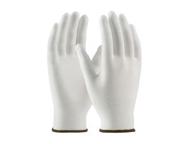 CleanTeam, 15G Nylon w/PU Coated Finger Tips, SM