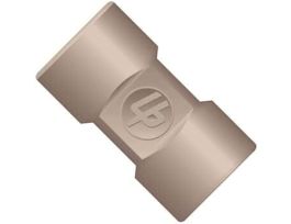 Threaded Adapter, PEEK, 0.080" ID, 1/4-28 Flat Bottom (F) to 5/16-24 Flat Bottom (F)