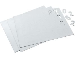 Magnetic Numbers: White, 1.5", 0 to 9