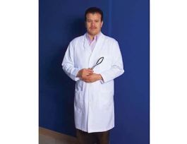 Men's Easy Care Poly/Cotton Blend Lab Coat, XX-Large (50)