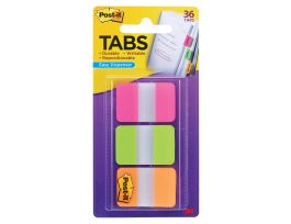 Post-it® Durable Tabs 686-PGO, 1 in. x 1.5 in, 24 Each/Case