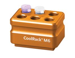 Cooling Block, 6 x 1.5/2 mL Microcentrifuge Tubes; Orange