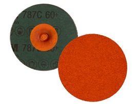 3M™ Roloc™ Fibre Disc 787C, 60+, TR, 2 in, Die R200P, 50/Carton, 200 ea/Case