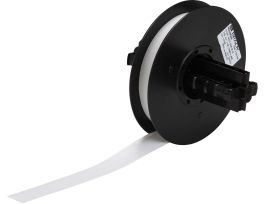 All Weather Permanent Adhesive Vinyl Label Tape for MiniMark Printer - 0.5" White