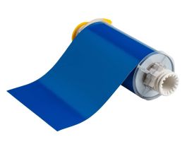 All Weather Permanent Adhesive Vinyl Label Tape for BBP85 Printer - 7" Blue