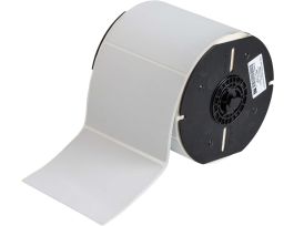 B33 Series Metallized Polyester Permanent Labels 3in H x 4in W LGT GR 500/RL
