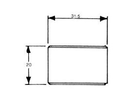 AL'M MOUNT JEOL 31.5X20MM, 100
