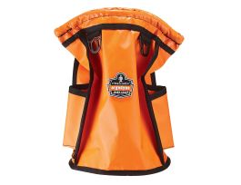5538  Orange Topped Parts Pouch - Tarpaulin