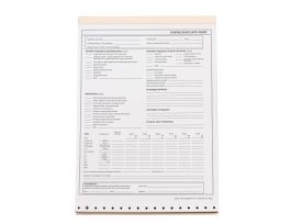 Confined Space Entry Permit - 2-Ply Carbonless, Pack of 25 Each