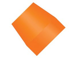 Flangeless Ferrule, Orange ETFE, 3.0 mm OD Tubing, 1/4-28 or M6 Flat-Bottom; 1/EA