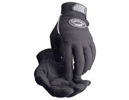 MECH GLOVE BLK LEATHER PALM