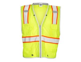 VEST HV DUTY SAFETY CLAS 2 PESR LM/OR 2X