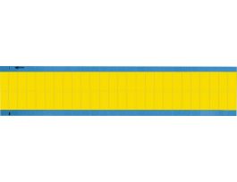 NEMA Wire Marker Repositionable Vinyl 0.75in H x 0.25in W Yellow PK/25 Crds