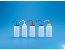 WASH BOTTLE WIDE MOUTH 500ML, RED